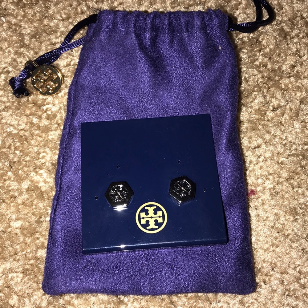 Tory Burch logo studs
